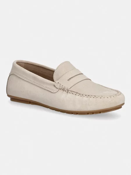 Marc O'Polo mocasini pentru femei din piele întoarsă Selma 8B bej