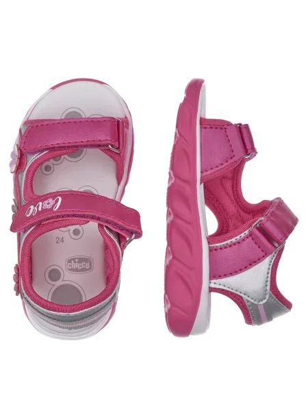 Детские сандалии Chicco розовые