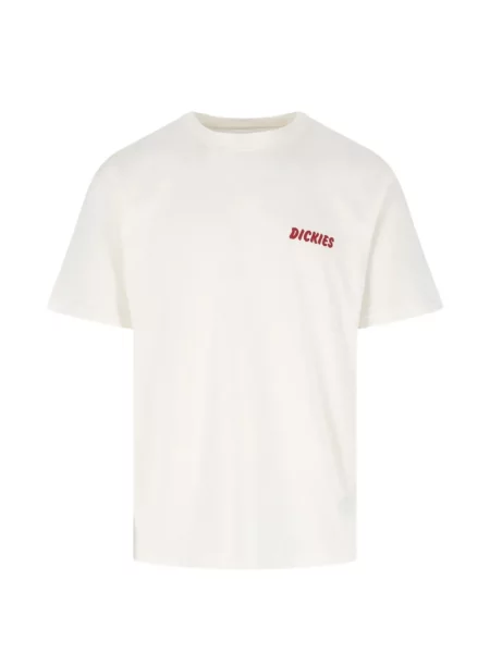 Tricou Dickies cu imagine alb
