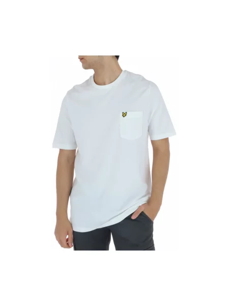 Koszulka Lyle & Scott klasyczna biała