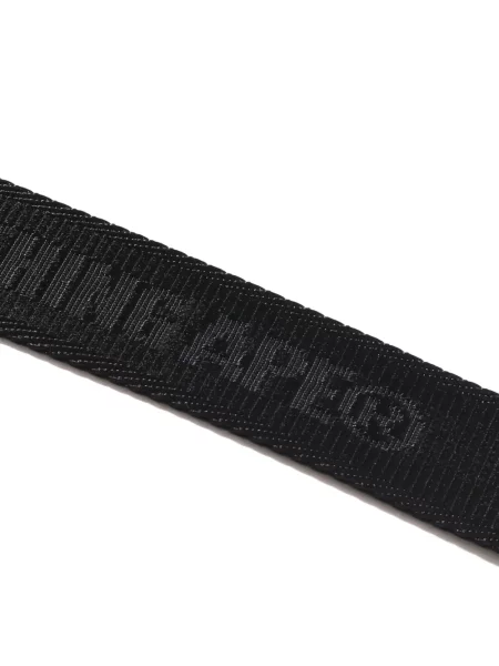 Curea A Bathing Ape® cu cataramă cu autograf negru