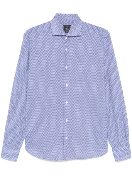 Košile Orian s potiskem modrá