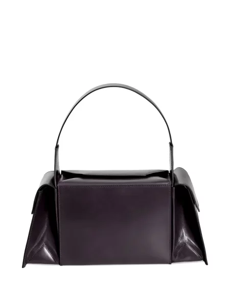 Geanta de piele Merryl Tielman din piele violet
