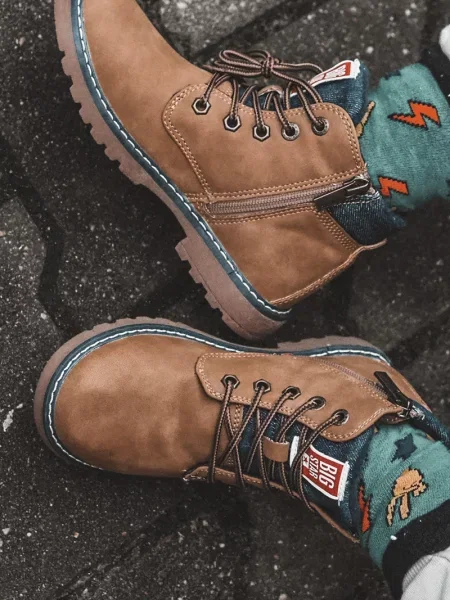 Gyerek bokacsizma Big Star Shoes fekete