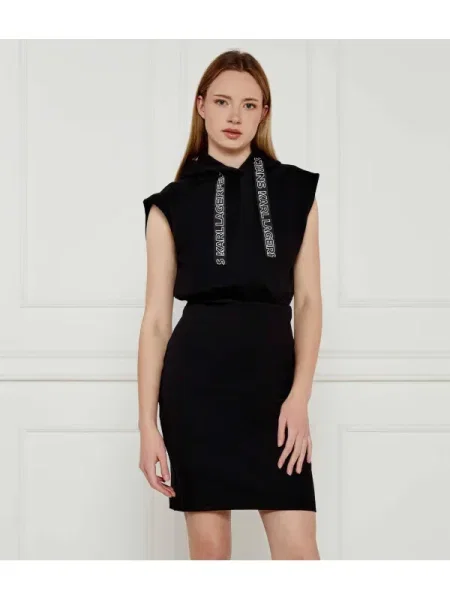 Karl Lagerfeld Jeans Rochie negru