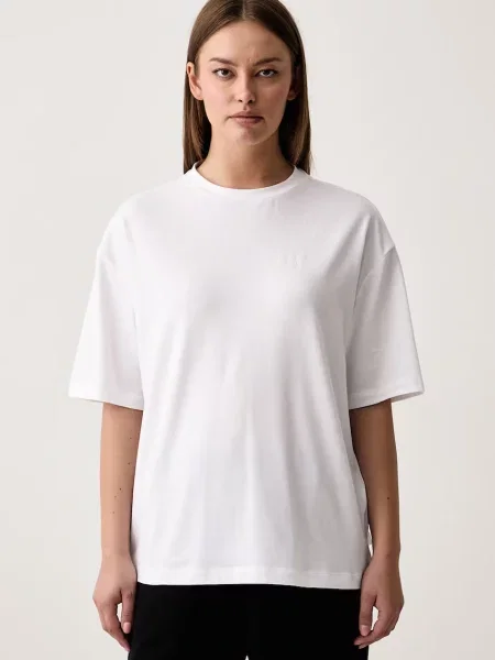 Emporio Armani tricou pentru femei din cu alb
