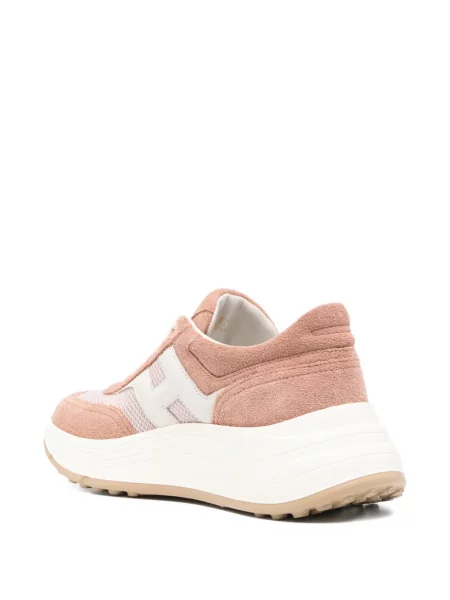 Sneakerși Hogan cu platformă cu autograf roz