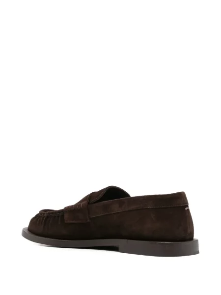 Pantofi loafer The Antipode din piele de căprioară maro