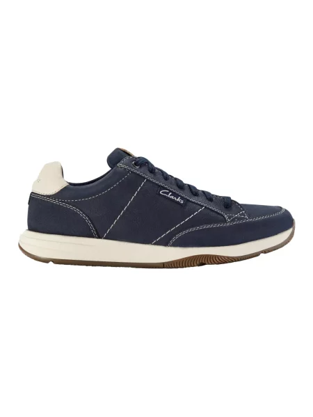 Sneakersy Clarks koronkowe niebieskie