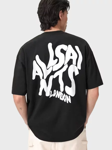 Футболка Allsaints чорна