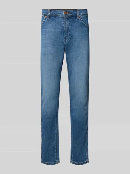 Jeansy regular tapered z mieszanka bawełny model Redford' Wrangler niebieski