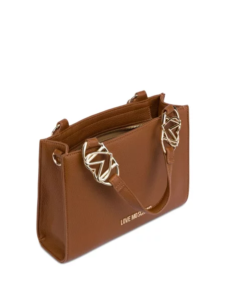 Inel Love Moschino maro