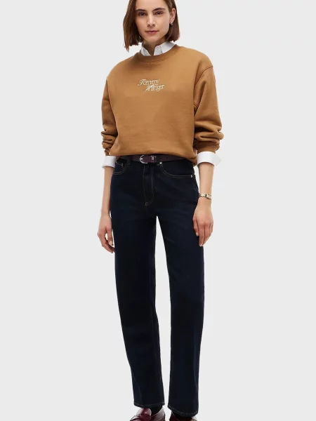 Світшот Tommy Hilfiger коричневий