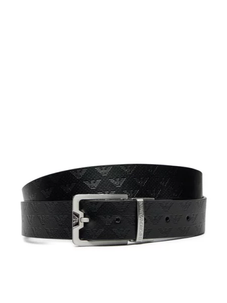 Pasek Emporio Armani czarny