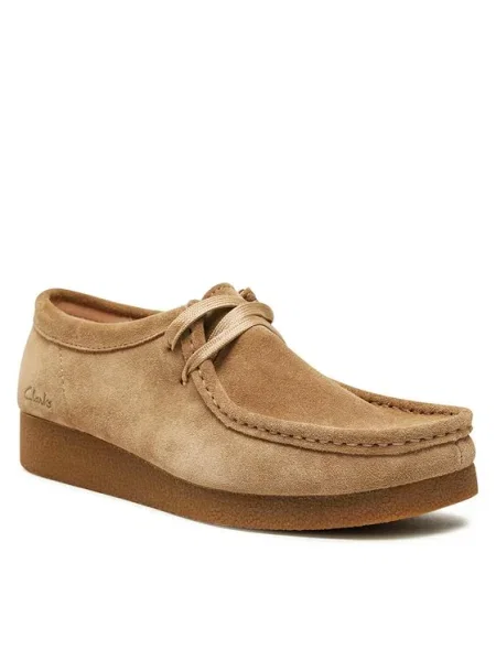 Clarks Poltopánky WallabeeEvoSh béžová
