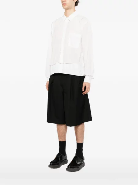 Μακρύς πουκάμισο Comme Des Garçons Homme Plus λευκό