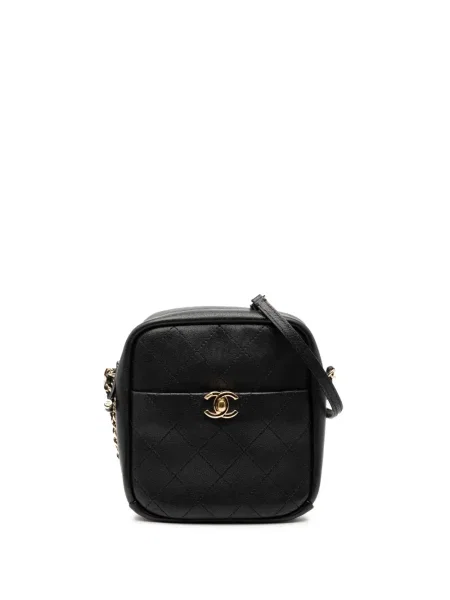 Casual cestovat crossbody kabelka Chanel Pre-owned černá
