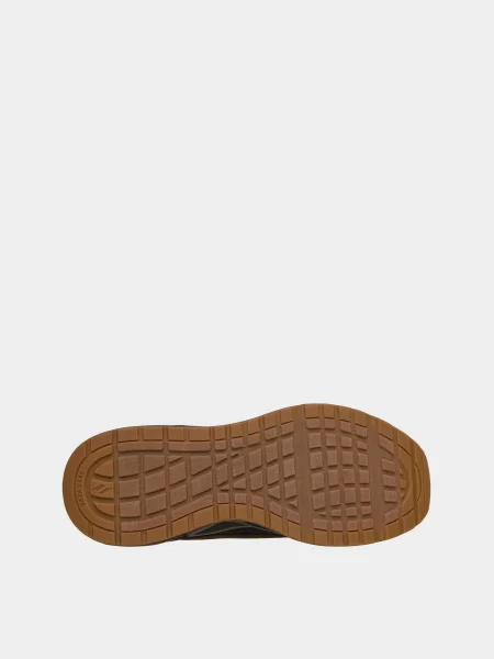 Кожаные повседневные кроссовки Skechers черные