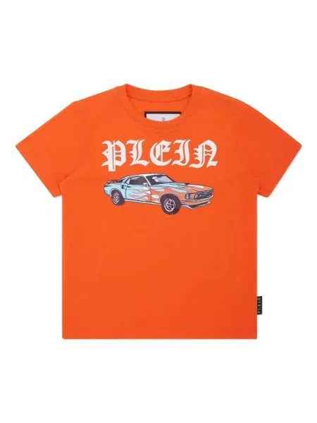 Koszulka dziecięca Philipp Plein pomarańczowa