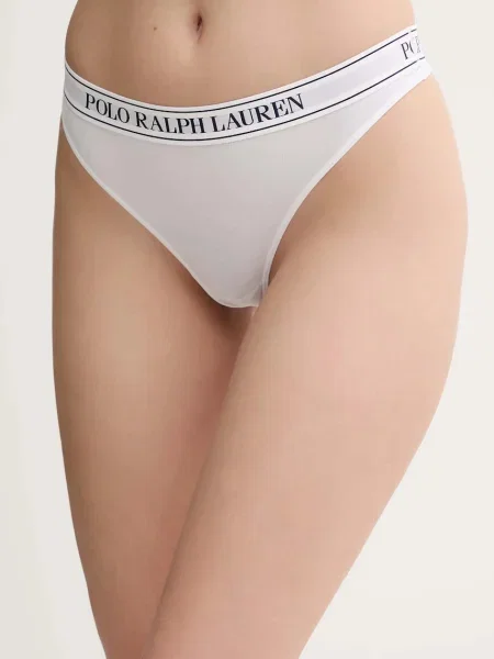 Polo Ralph Lauren tanga s bavlnou bílé