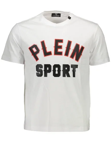 Tricou Plein Sport scurt alb