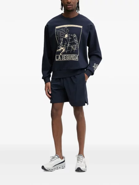 Tricou Adidas cu imagine plasă cu dungi negru