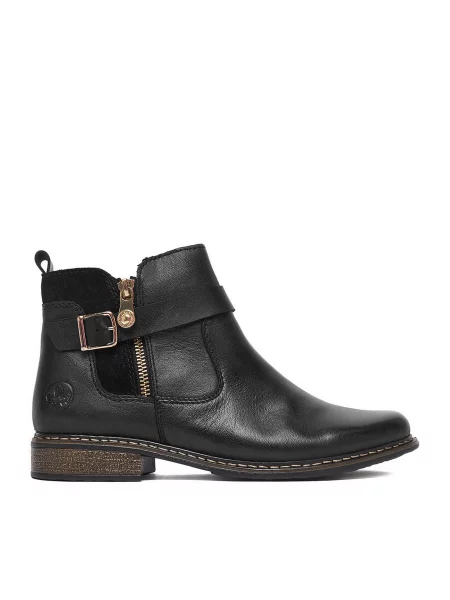 Botine Rieker negru