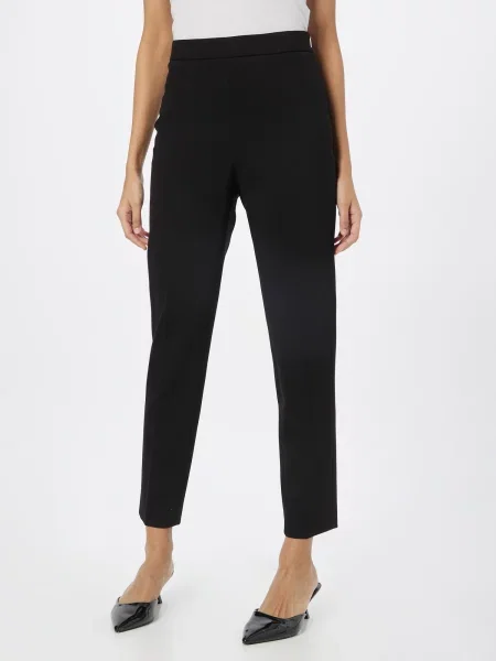 BOSS Black Pantaloni cu dungă Tilunara' negru