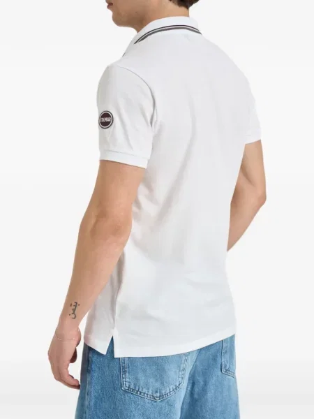 Tricou polo Colmar cu dungi alb