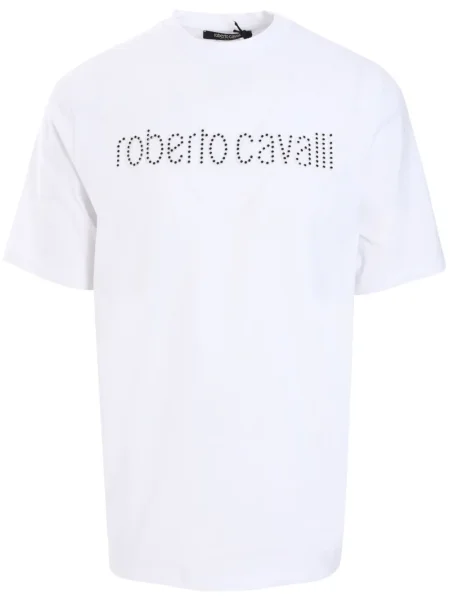 Тениска Roberto Cavalli бяло