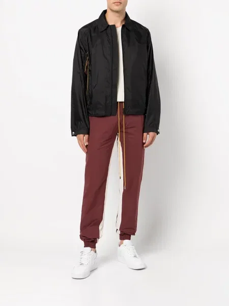 Pantaloni Rhude cu dungi roșu