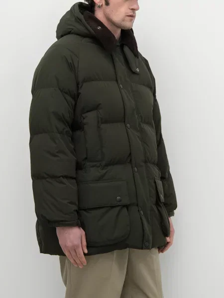 Пуховик Barbour зелений