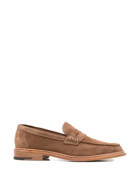 Pantofi loafer Tricker's din piele maro