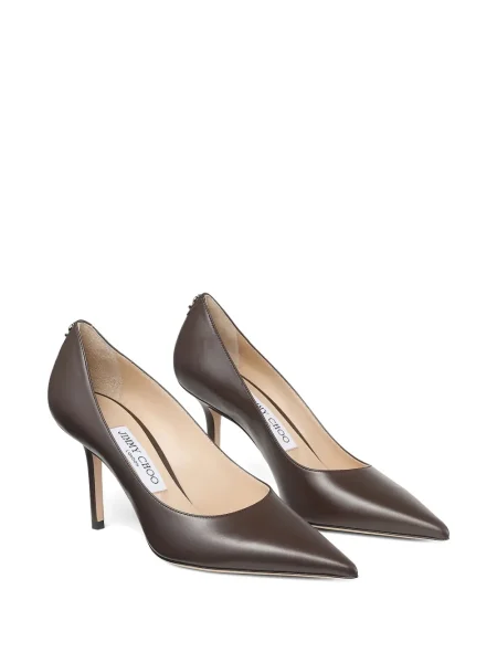 Pantofi cu toc Jimmy Choo maro