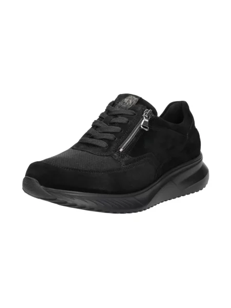 Sneakersy Waldläufer skórzane czarne