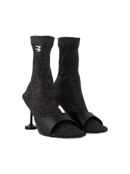 Botki Balenciaga z siateczką z siateczki czarne