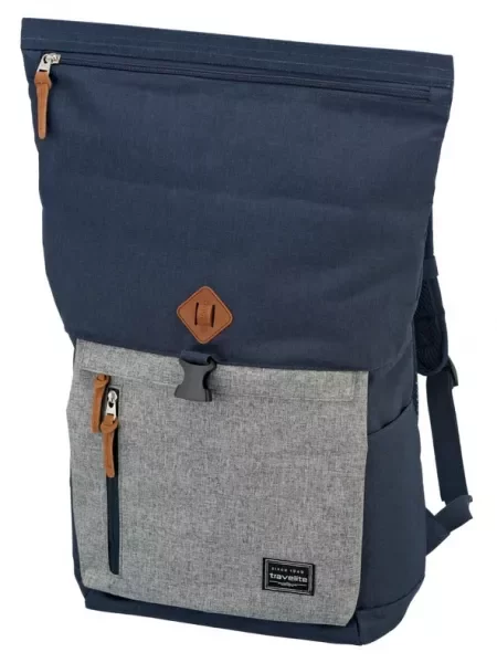 Travelite Basics Roll-up Backpack Blue μπλε