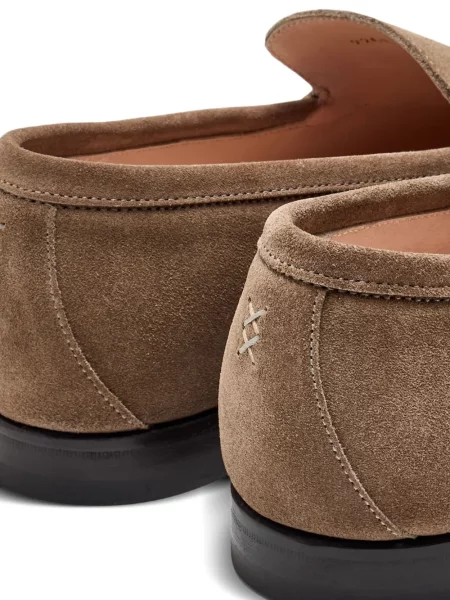 Pantofi loafer Forsa din piele de căprioară maro