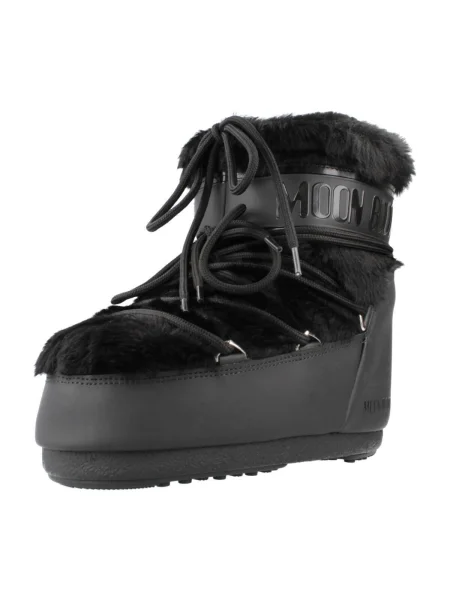 Blană artificială pantofi Moon Boot negru