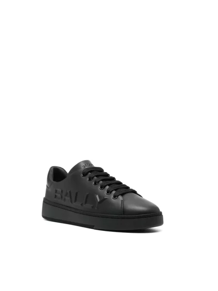 Sneakersy Bally skórzane czarne