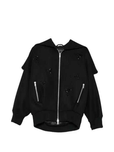 Gulerat geacă Simone Rocha negru