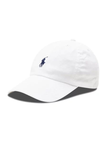 Kšiltovka Polo Ralph Lauren s autogramem bílá