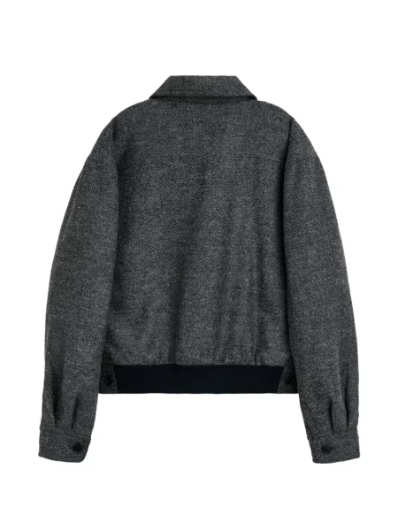 Geacă Sunflower cu model herringbone gri
