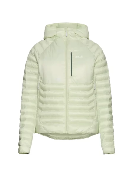 Bunda Jack Wolfskin s kapucí zelená