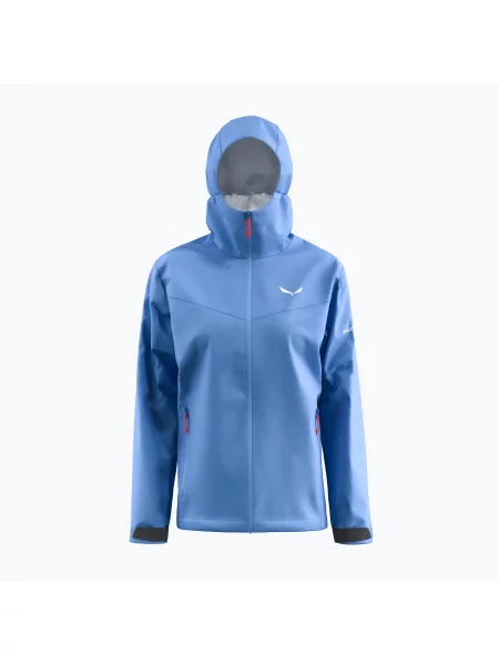 Bunda do deště Salewa Puez Aqua 4 PTX morning blue modrá