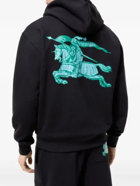 Hanorac cu glugă Burberry cu autograf negru