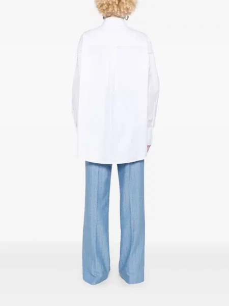 Cămașă Des Phemmes de cristal alb