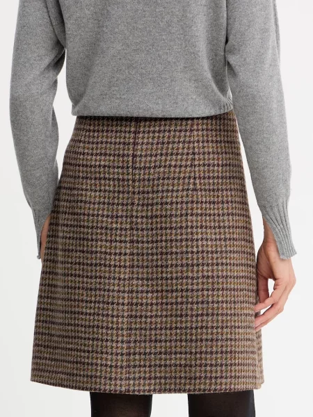 Weekend Max Mara Fustă trapez Vata Maro bordo