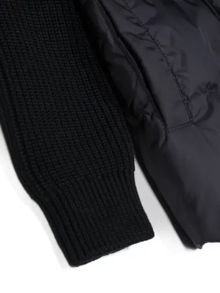 Kurtka dziecięca Moncler Enfant niebieska