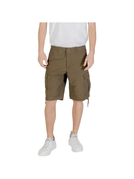 Jack & Jones pánske kapsáčové bermudy biela